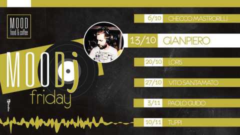 Bari, al pub Mood dj set di Gianpiero per il Moodj Friday